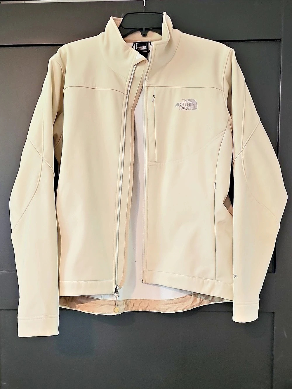 The North Face Apex Bionic Jacket Women's Cream Size LARGE